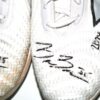 Blake Beers 2024 Las Vegas Aviators Game Worn & Signed White & Silver New Balance FuelCell Baseball Cleats
