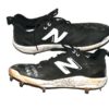 Indigo Diaz 2024 Hudson Valley Renegades Game Worn & Signed Black & White New Balance Baseball Cleats