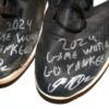 Indigo Diaz 2024 Hudson Valley Renegades Game Worn & Signed Black & White New Balance Baseball Cleats