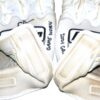 Logan Davidson 2024 Las Vegas Aviators Game Worn & Signed White & Grey Franklin Batting Gloves