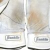 Logan Davidson 2024 Las Vegas Aviators Game Worn & Signed White & Grey Franklin Batting Gloves
