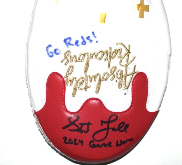 Stuart Fairchild 2024 Cincinnati Reds Game Worn & Signed Absolutely Ridiculous Resurrection Sliding Mitt