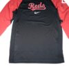 Stuart Fairchild 2024 Player Issued Official Cincinnati Reds FAIRCHILD 17 Nike Dri-Fit Baseball Pullover