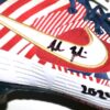 Adam Zebrowski 2024 Rome Emperors Game Worn & Signed Patriotic 1776 July 4th Nike Baseball Cleats