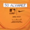 Armando Alvarez 2024 Game Worn & Signed Official Oakland Athletics 50 ALVAREZ Long Sleeve Nike Dri-Fit Shirt