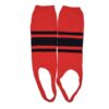 Logan O’Hoppe 2024 Los Angeles Angels Game Worn & Signed Red & Black Baseball Stirrups