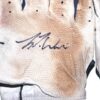Luke Waddell 2024 Gwinnett Stripers Game Worn & Signed White & Blue Franklin Batting Gloves
