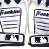 Luke Waddell 2024 Gwinnett Stripers Game Worn & Signed White & Blue Franklin Batting Gloves
