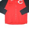 Stuart Fairchild 2024 Player Issued & Signed Official Cincinnati Reds “FAIRCHILD 17” Nike Therma-Fit Full-Zip Jacket - Worn in Dugout!