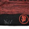 Armando Alvarez Team Issued & Signed Official San Francisco Giants New Era Authentic Collection Sport Cuffed Knit Hat with Pom