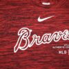Drake Baldwin 2024 Practice Worn & Signed Official Atlanta Braves BALDWIN 81 Nike Dri-Fit XL Shirt
