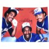 George Bell, Lloyd Moseby and Jesse Barfield Toronto Blue Jays Autographed Signed 8 x 10 Photo - Under The Radar COA