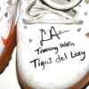 Logan Davidson 2024 Tigres del Licey Training Worn & Signed Nike Trout 856 Baseball Shoes