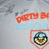 Rusber Estrada 2024 Batting Practice Worn & Signed Official Charleston Dirty Birds Short Sleeve Badger 3XL Pullover1