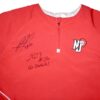 Rusber Estrada Batting Practice Worn & Signed Official New Jersey Jackals Russell Quarter Zip Pullover