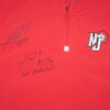 Rusber Estrada Batting Practice Worn & Signed Official New Jersey Jackals Russell Quarter Zip Pullover