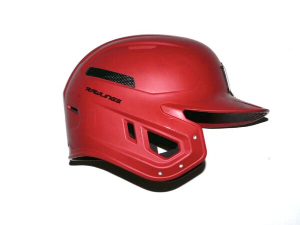 Rusber Estrada Game Worn & Signed Official New Jersey Jackals Rawlings Mach Carbon Batting Helmet