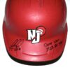 Rusber Estrada Game Worn & Signed Official New Jersey Jackals Rawlings Mach Carbon Batting Helmet