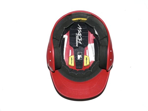 Rusber Estrada Game Worn & Signed Official New Jersey Jackals Rawlings Mach Carbon Batting Helmet