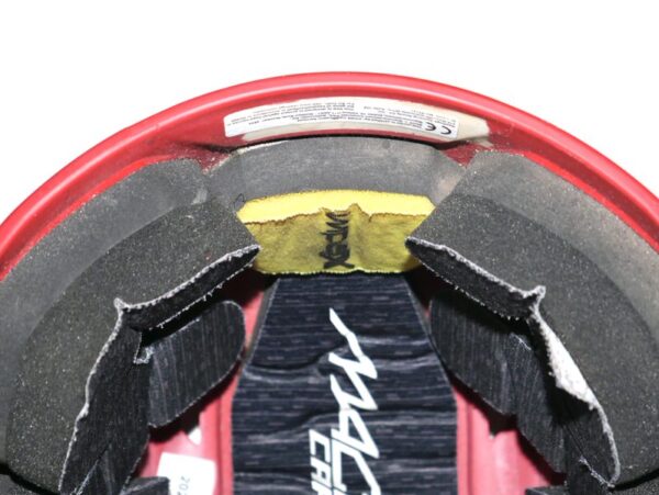 Rusber Estrada Game Worn & Signed Official New Jersey Jackals Rawlings Mach Carbon Batting Helmet