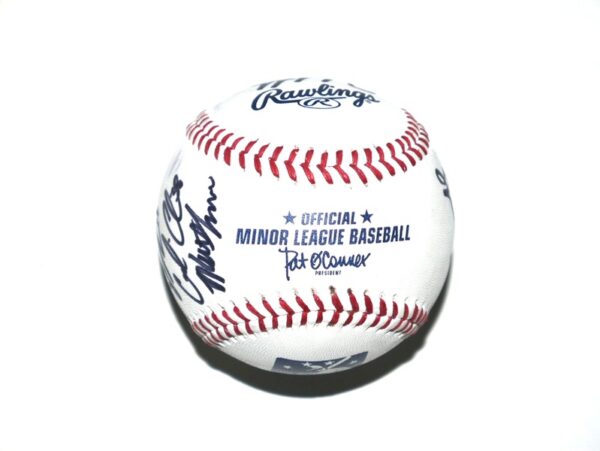 2021 Mississippi Braves Team Signed Official Minor League Baseball - 15 Signatures Including Spencer Strider, Drew Lugbauer and Others!