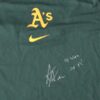 Armando Alvarez 2024 Practice Worn & Signed Official Oakland Athletics Long Sleeve Nike Shirt - Worn for BP!!!!1