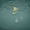 Armando Alvarez 2024 Practice Worn & Signed Official Oakland Athletics Long Sleeve Nike Shirt - Worn for BP!!!!4
