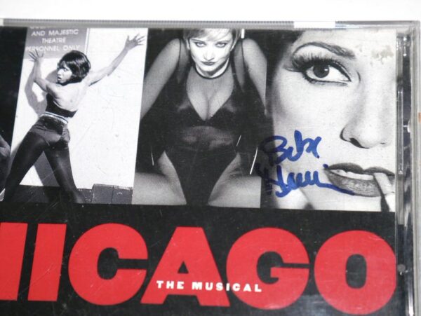 Bebe Neuwirth & Joel Grey Signed Chicago The Musical (New Broadway Cast Recording, 1997) CD Cover - PSA