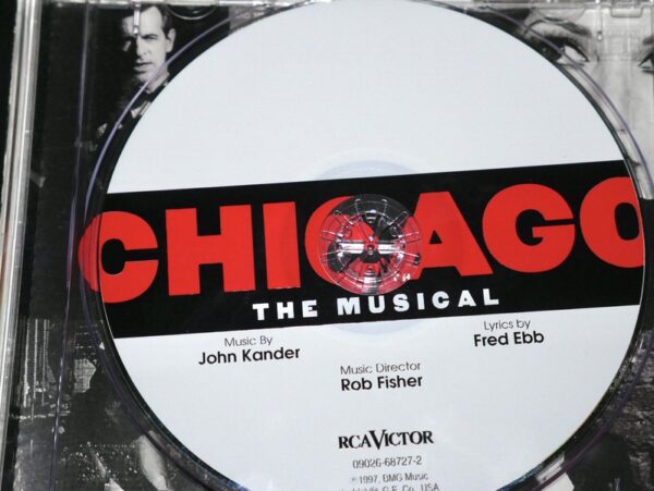 Bebe Neuwirth & Joel Grey Signed Chicago The Musical (New Broadway Cast Recording, 1997) CD Cover - PSA