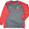 Coleman Crow Practice Worn & Signed Official Los Angeles Angels Nike Baseball Pullover XL Sweatshirt
