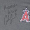 Coleman Crow Practice Worn & Signed Official Los Angeles Angels Nike Baseball Pullover XL Sweatshirt