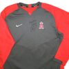 Coleman Crow Practice Worn & Signed Official Los Angeles Angels Nike Baseball Pullover XL Sweatshirt