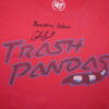 Coleman Crow Practice Worn & Signed Official Red & Blue Rocket City Trash Pandas '47 Shirt