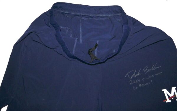 Drake Baldwin 2024 Practice Worn & Signed Official Mississippi Braves EvoShield Shorts - Atlanta Braves 2025 #1 Prospect!