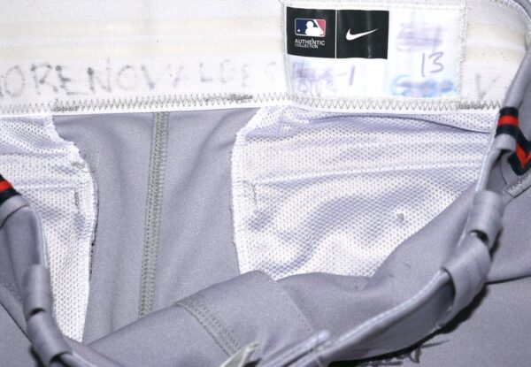 Javier Valdes 2023 Mississippi Braves Game Worn & Signed Authentic Nike Pants - Good Wear with Hole in Groin Area!1