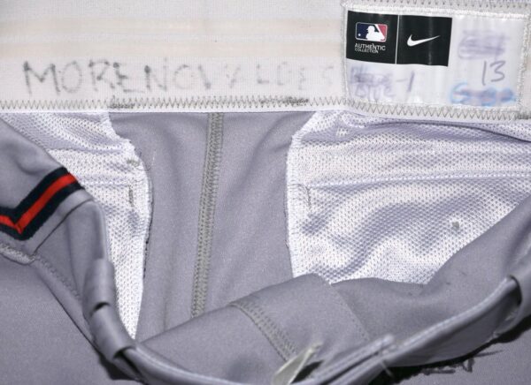 Javier Valdes 2023 Mississippi Braves Game Worn & Signed Authentic Nike Pants - Good Wear with Hole in Groin Area!1