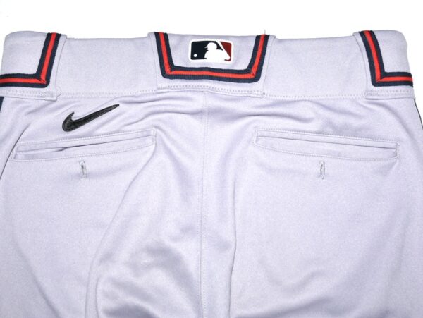 Javier Valdes 2023 Mississippi Braves Game Worn & Signed Authentic Nike Pants - Good Wear with Hole in Groin Area!1