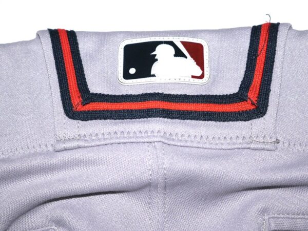Javier Valdes 2023 Mississippi Braves Game Worn & Signed Authentic Nike Pants - Good Wear with Hole in Groin Area!1