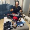 Javier Valdes with 2023 Mississippi Braves Game Worn & Signed Authentic Nike Pants - Good Wear with Hole in Groin Area!