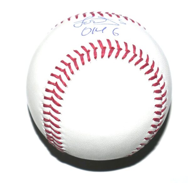 Jose Iglesias New York Mets Signed Rawlings Official Major League Baseball with OMG Inscription - Beckett