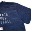 Landon Stephens Practice Worn & Signed Official Atlanta Braves Baseball Nike Dri-Fit XL Shirt