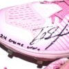 TJ Rumfield 2024 Scranton/Wilkes-Barre RailRiders Game Worn & Signed Pink Under Armour Baseball Cleats - Designed by UA for Mothers Day!
