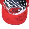 Zach Muckenhirn Game Worn & Signed Official Charlotte Knights July 4th Stars & Stripes New Era 59FIFTY Hat