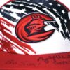 Zach Muckenhirn Game Worn & Signed Official Charlotte Knights July 4th Stars & Stripes New Era 59FIFTY Hat