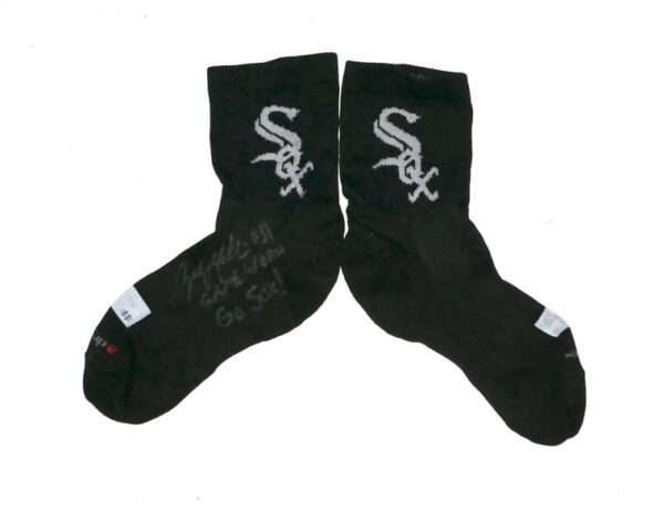 Zach Muckenhirn Game Worn & Signed Official Chicago White Sox Drymax Socks