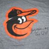 Zach Muckenhirn Practice Worn & Signed Go O's! Baltimore Orioles Fanatics XL Shirt - Worn in Spring Training!