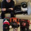 Zach Muckenhirn with Game Worn & Signed Official Charlotte Knights “CLT” Throwback New Era 59FIFTY Fitted Hat