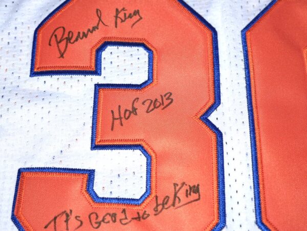 Bernard King Signed Autographed New York Knicks #30 Jersey with It's Good to Be King Inscription - JSA Witnessed