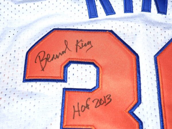 Bernard King Signed Autographed New York Knicks #30 Jersey with It's Good to Be King Inscription - JSA Witnessed