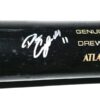 Drew Campbell 2022 Rome Braves Game Used & Signed Louisville Slugger S408 Baseball Bat - CRACKED